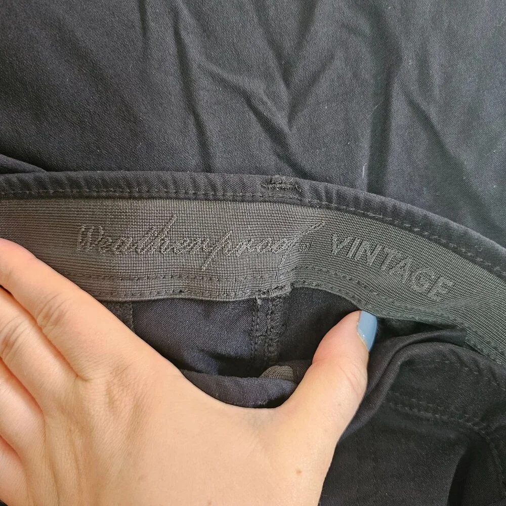 Weatherproof Vintage Men's Black Pants 40x29 Nylon Spandex Blend - Picture 2 of 7